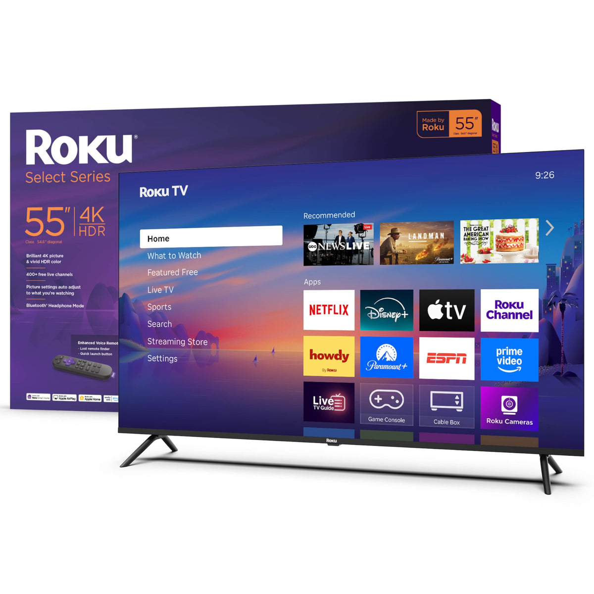 55-Inch 4K HDR LED Smart TV X3188