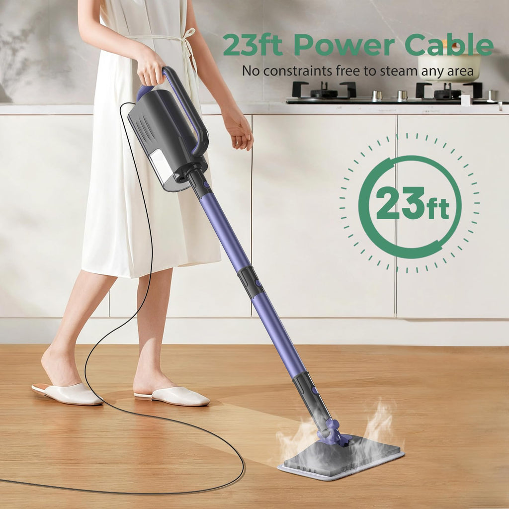 Steam Mop with 400ML Water Tank 6-in-1 Accessories U39579