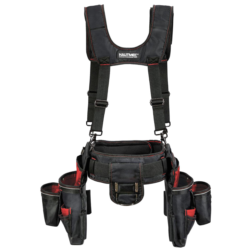 Heavy Duty 19-Pocket Tool Belt with Suspenders J917806