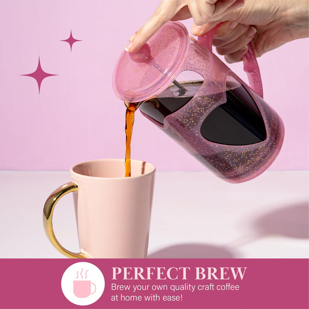 8-Cup Pink French Press Coffee Maker P101