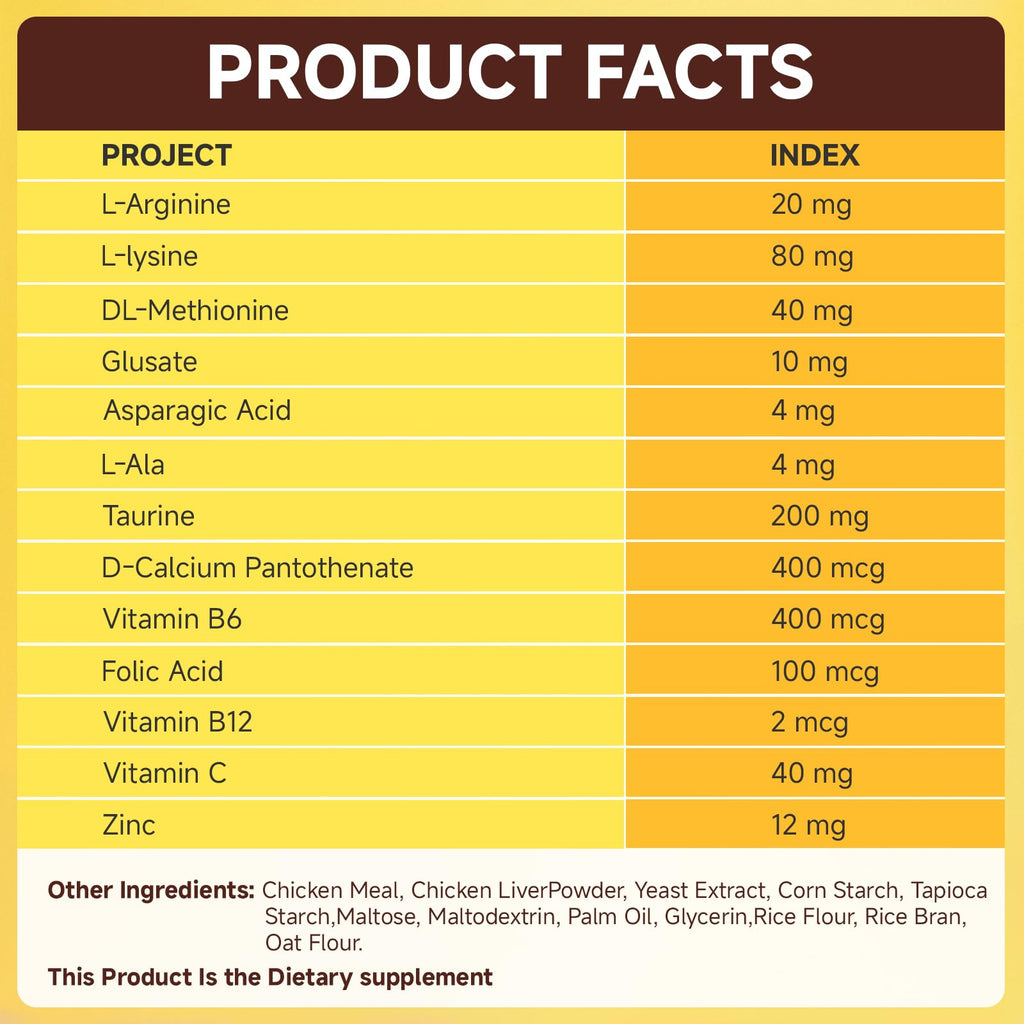 200 Chews Amino Acids for Dogs Y7365