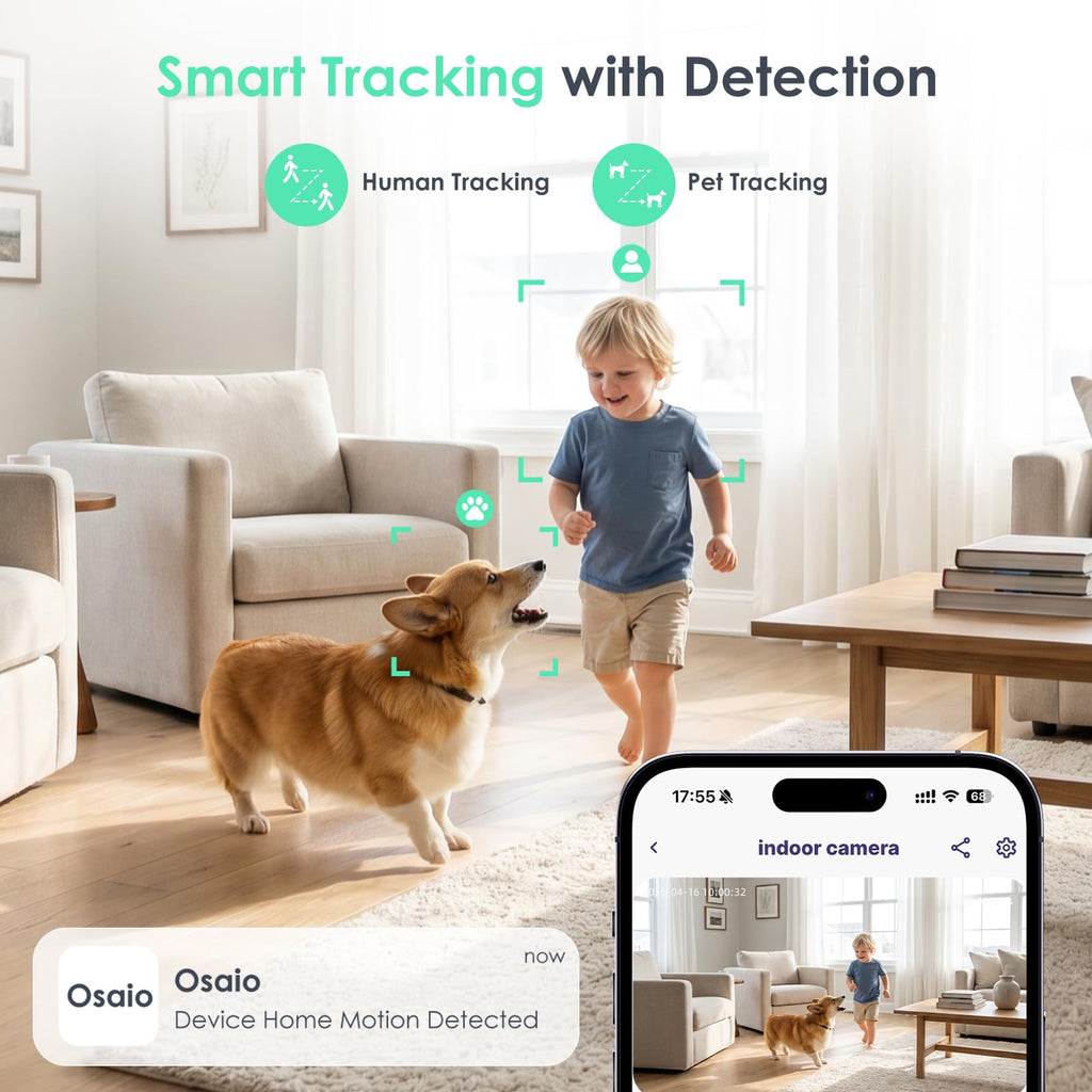 2K Indoor Camera with Motion Tracking L24625