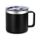14 oz Insulated Stainless Steel Travel Coffee Mug with Handle and Lid O1147