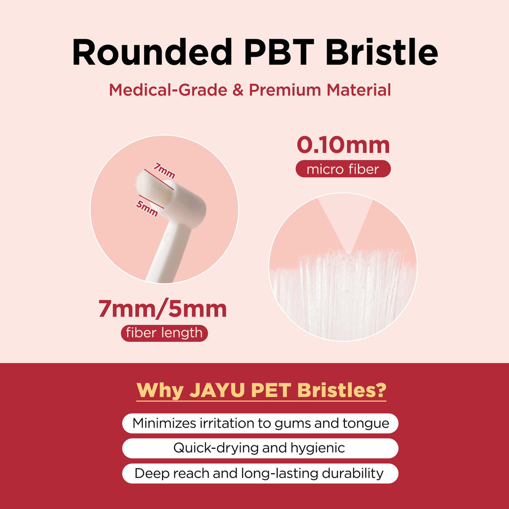Micro Round Head Dog and Cat Toothbrush P9276
