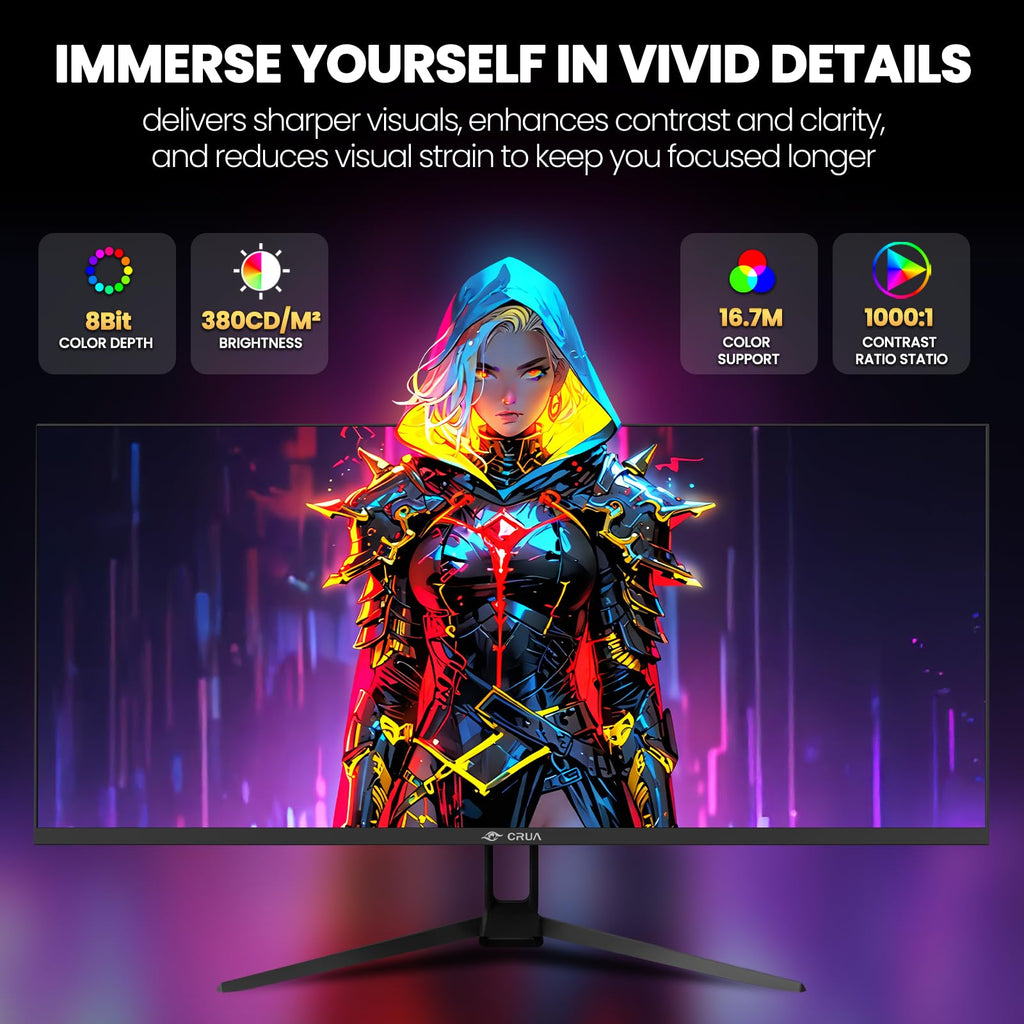34 Inch 165Hz UWQHD IPS Ultrawide Gaming Monitor C7480