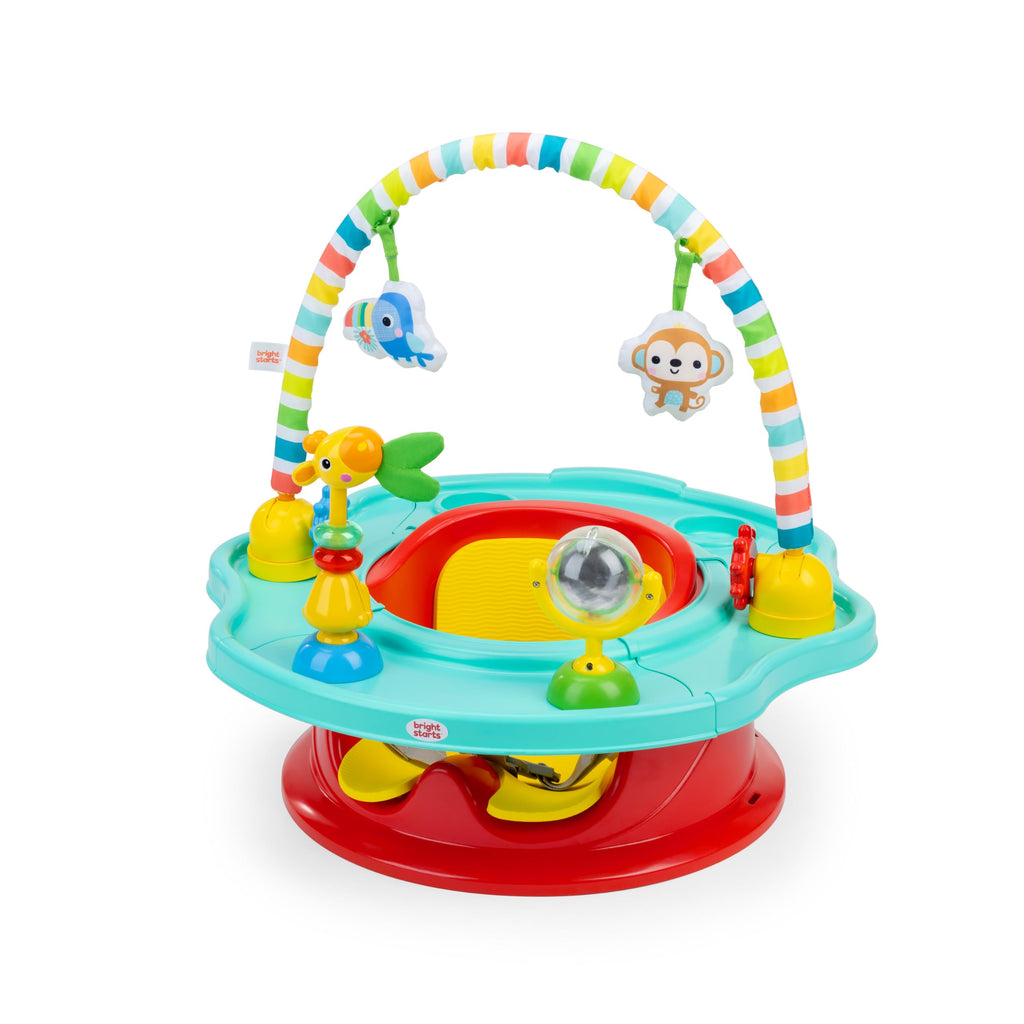 3-in-1 Baby Activity Seat with Toys, Snacking Tray, Booster Seat X687