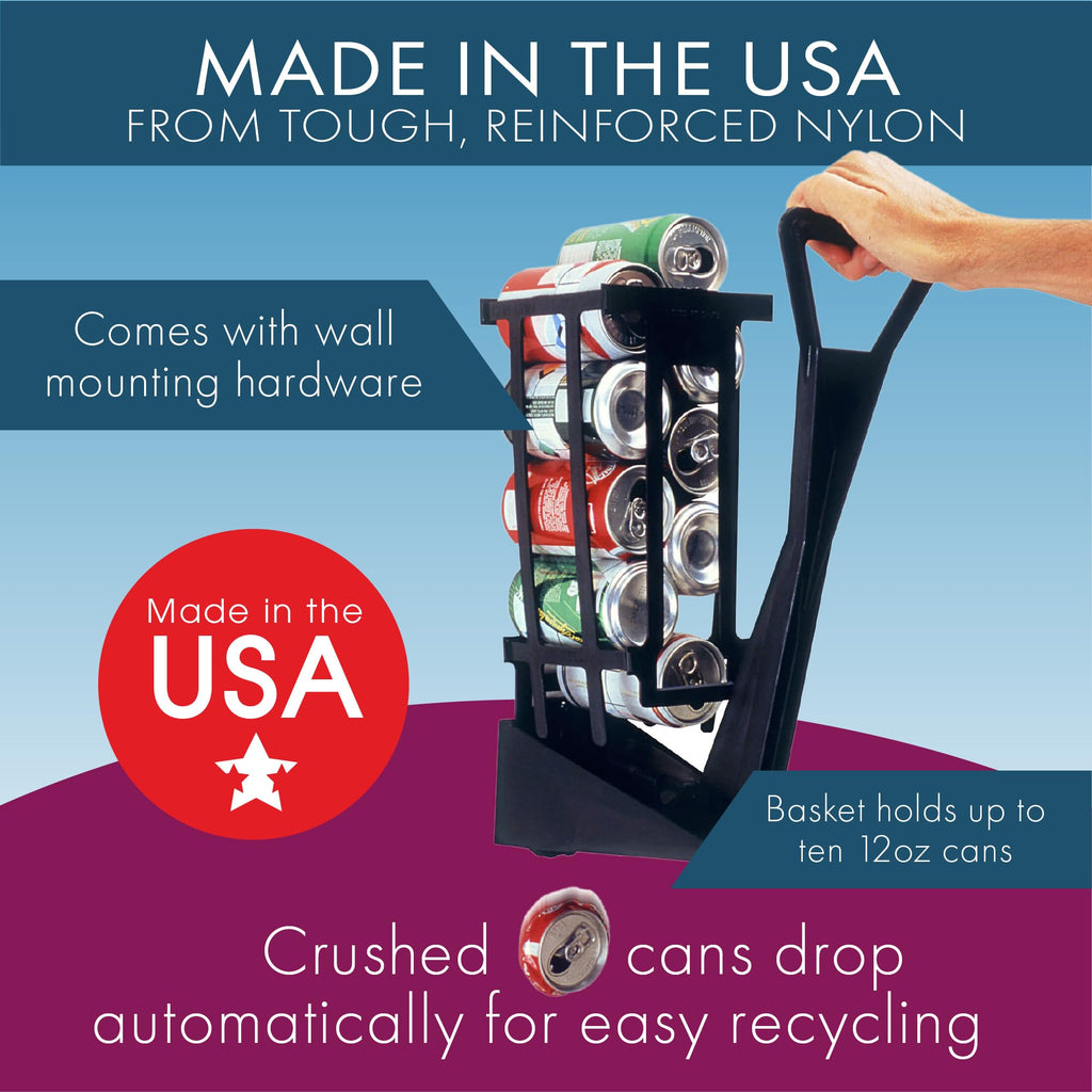 Wall Mounted 12oz Can Crusher T7451