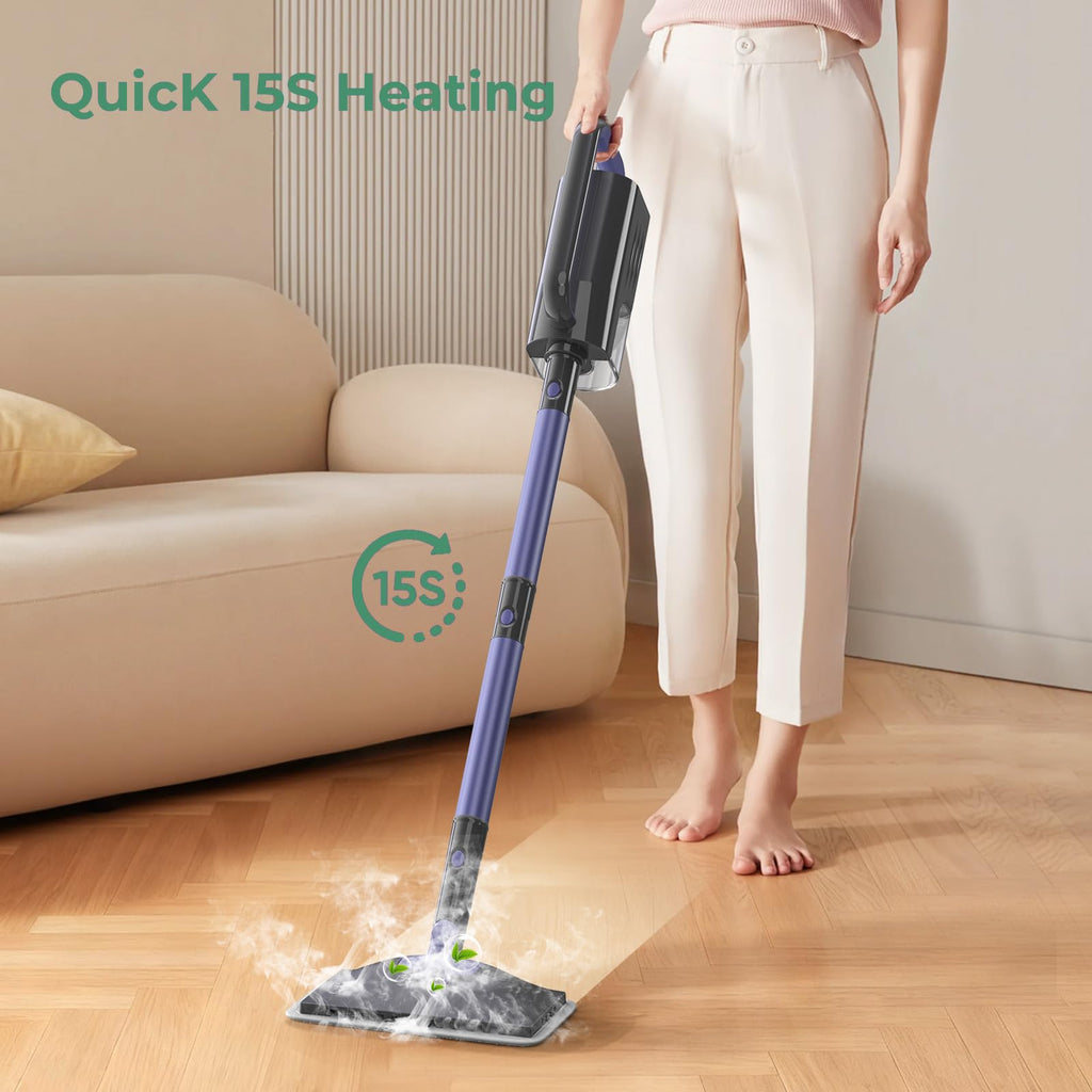 Steam Mop with 400ML Water Tank 6-in-1 Accessories U39579