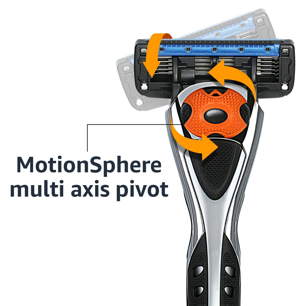 5-Blade Razor with Beard Trimmer and 2 Cartridges W1289