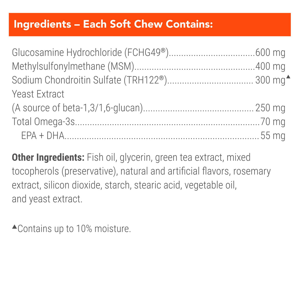 Soft Chews Dog Joint Supplement 60ct X70655