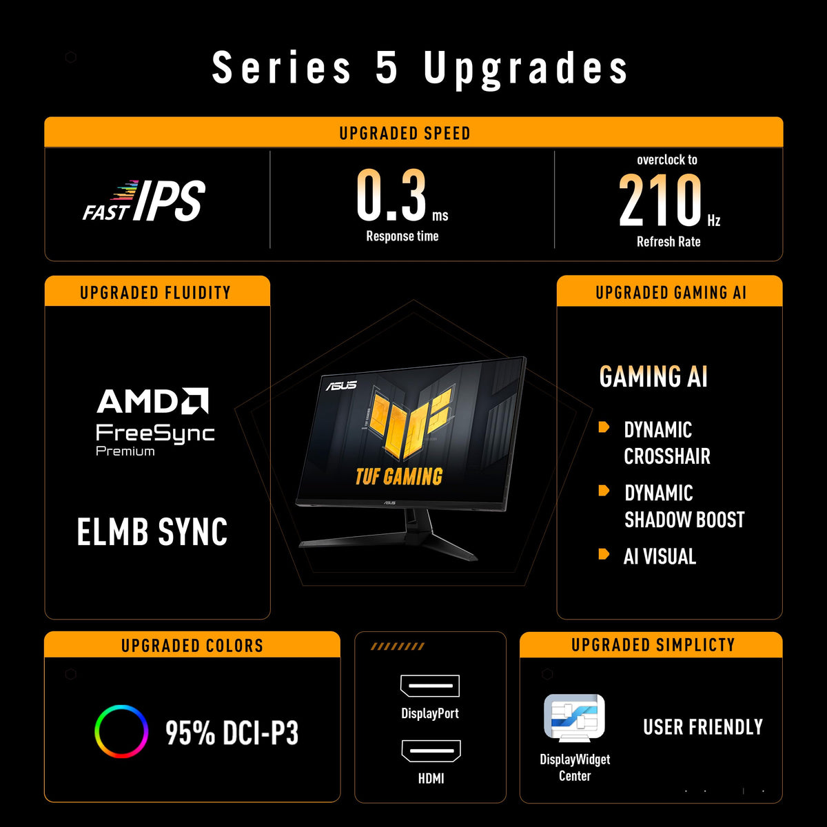 27 Inch 1440p 210Hz Gaming Monitor L4735