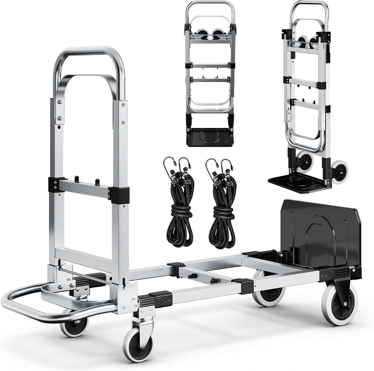 600lbs 3 in 1 Folding Hand Truck Dolly J2693