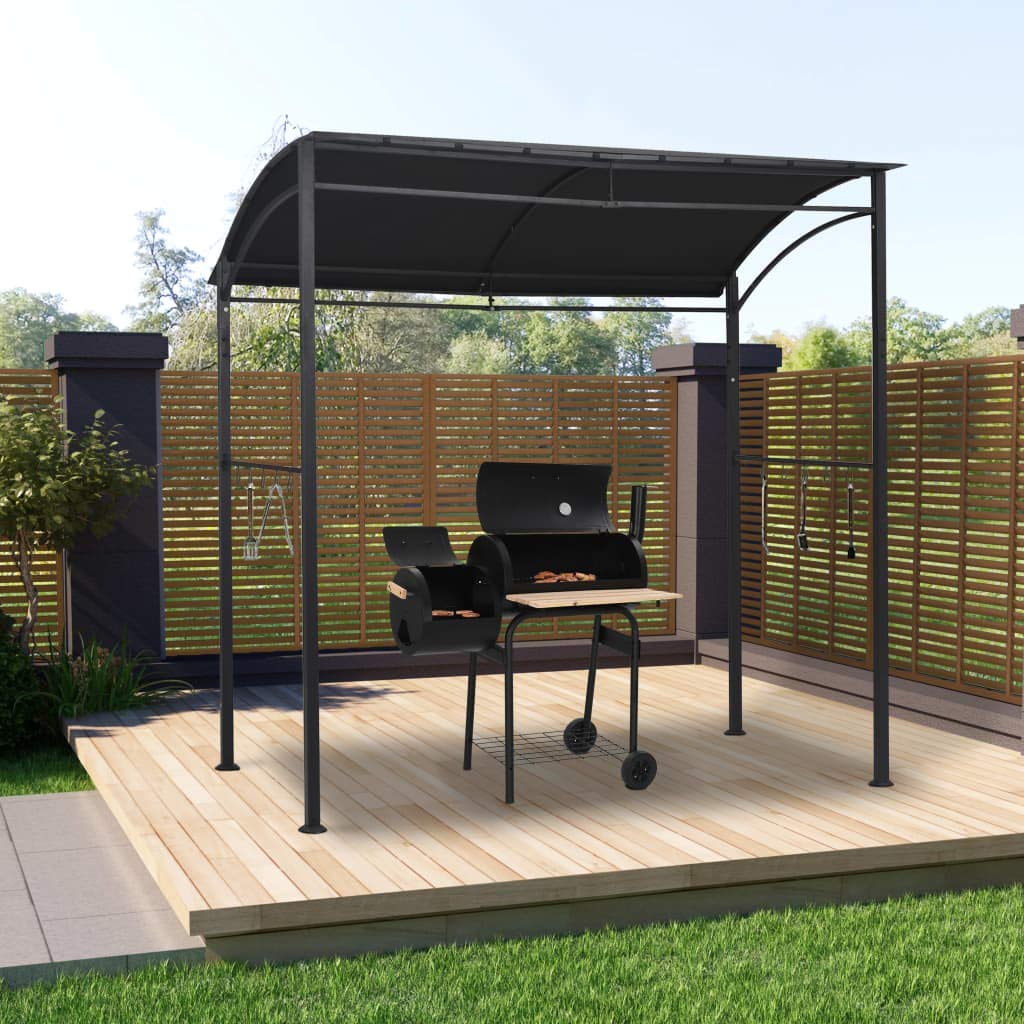 Heavy Duty Canopy Tent 84.6"x59.1"x86.6" Anthracite Steel I203