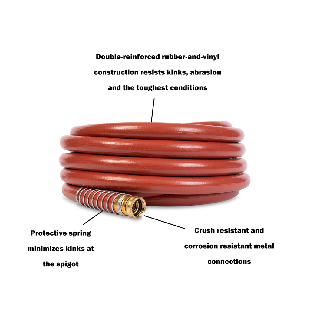 3/4" x 50' Heavy Duty Kink Resistant Garden Hose H76521