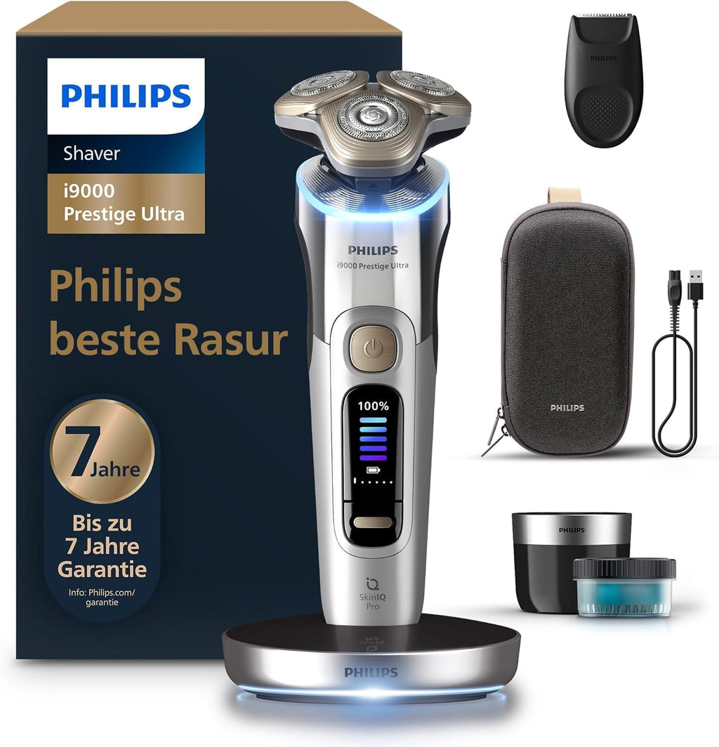 Electric Shaver Wet and Dry Razor with Trimmer Attachment Y9074