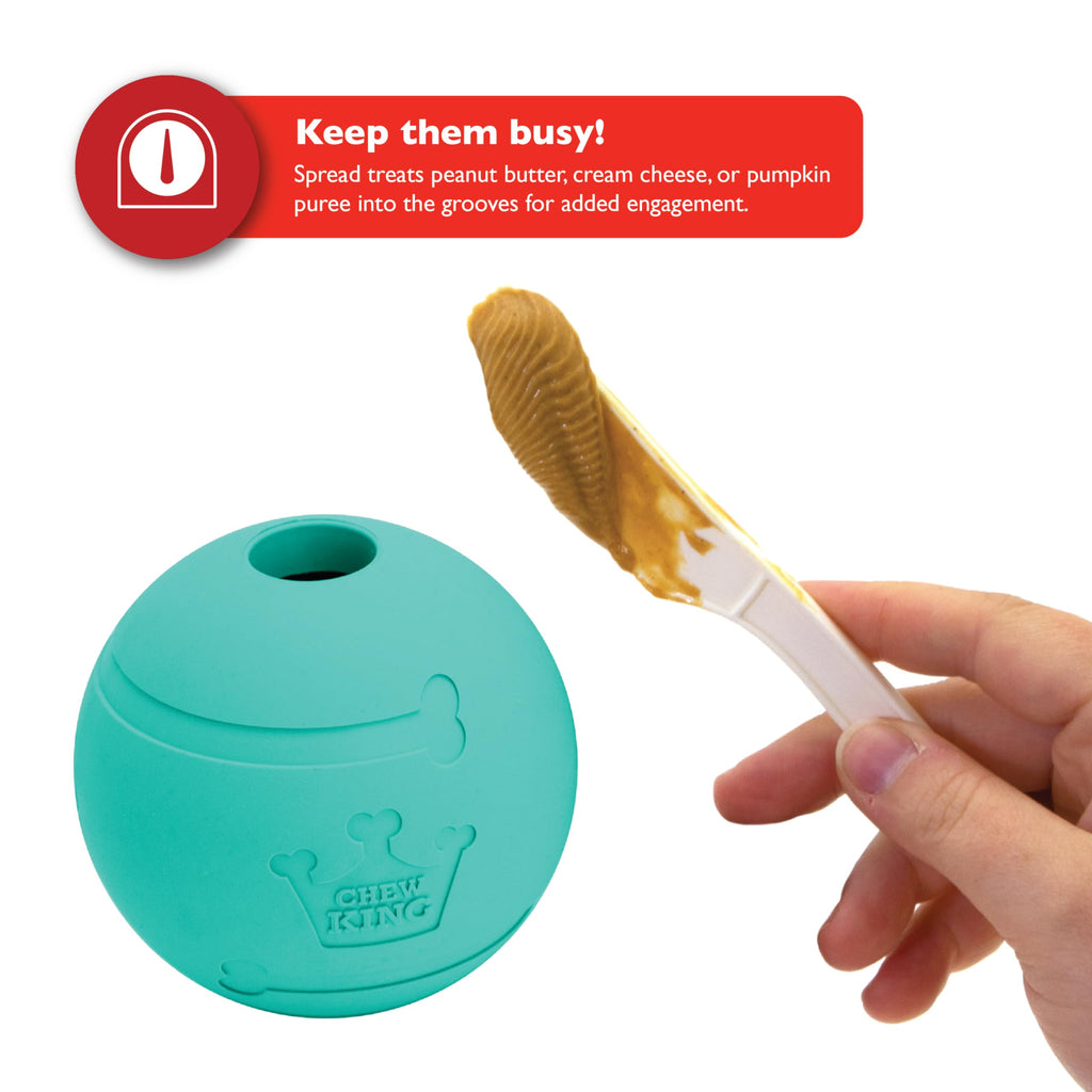 Extremely Durable Natural Rubber Toy 2.5 inch, 8-pack Q676224