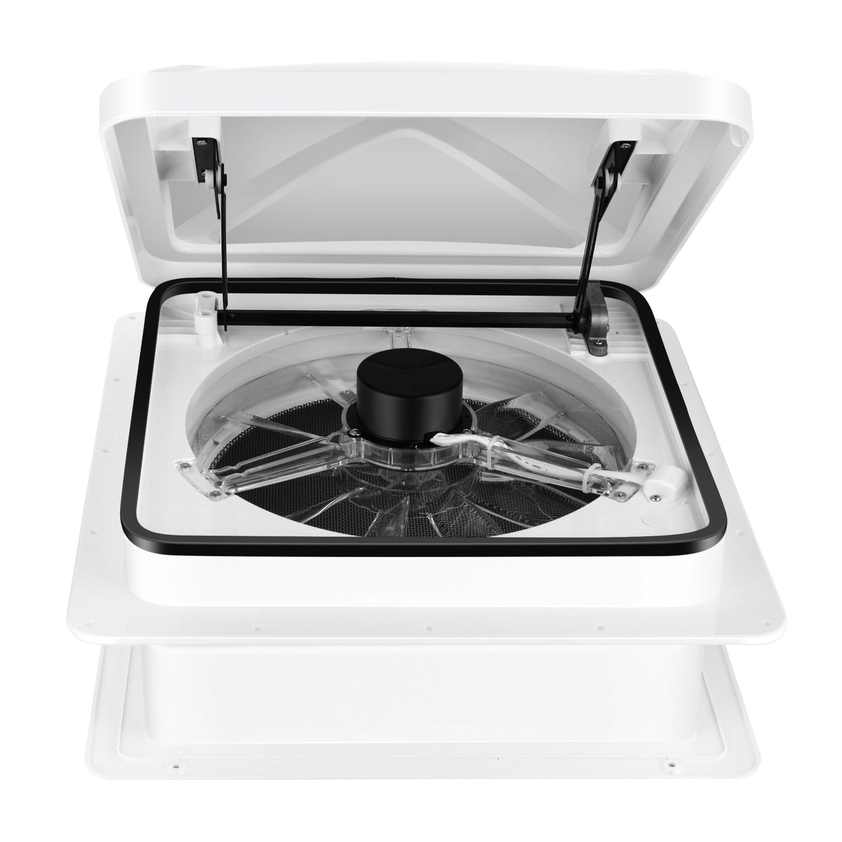RV Roof Vent Fan 6-Speed-Reversible White G17660