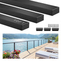Black Aluminum Handrail 3 Pack D392061