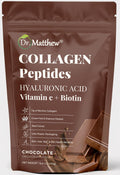 Chocolate Collagen Peptides Powder with Hyaluronic Acid and Vitamin C J75242