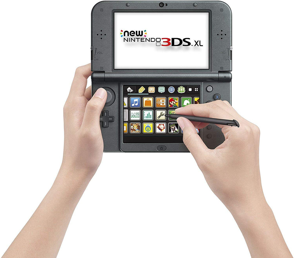 Black Handheld Console and AC Adapter Q8775