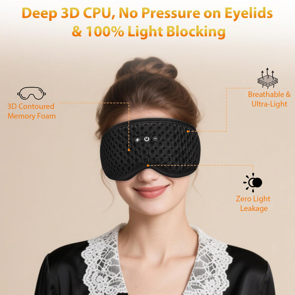Sleep Mask with Bluetooth Headphones J73754