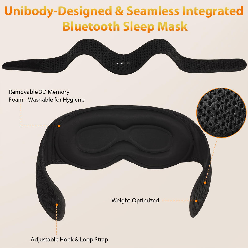 Sleep Mask with Bluetooth Headphones J73754