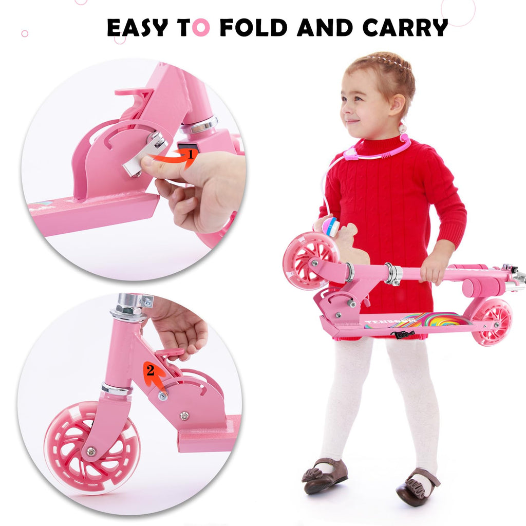 Folding Kids Scooter with Adjustable Handlebar I105874
