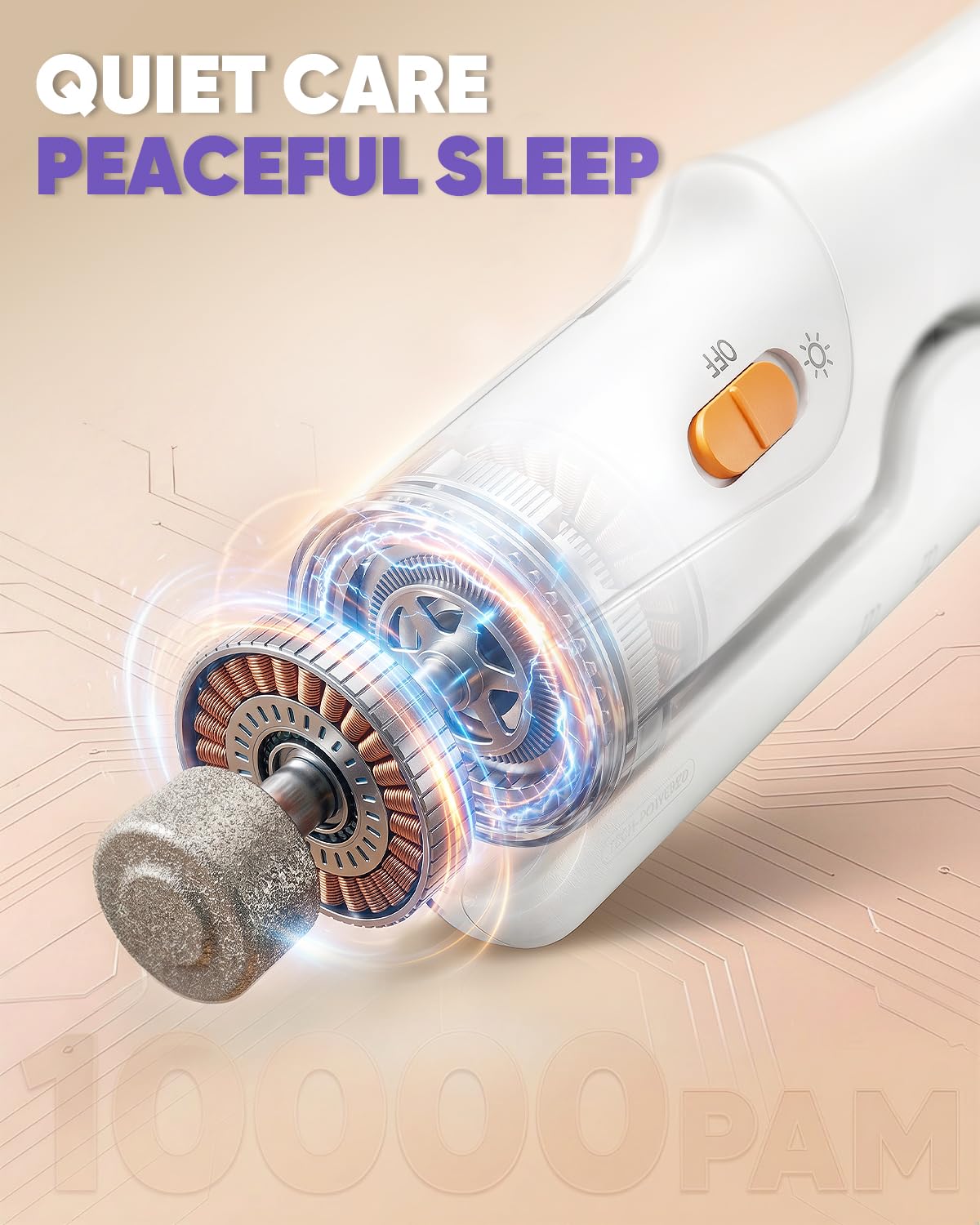 2-in-1 Cat & Dog Nail Clippers with Grinder and LED Lights D7358