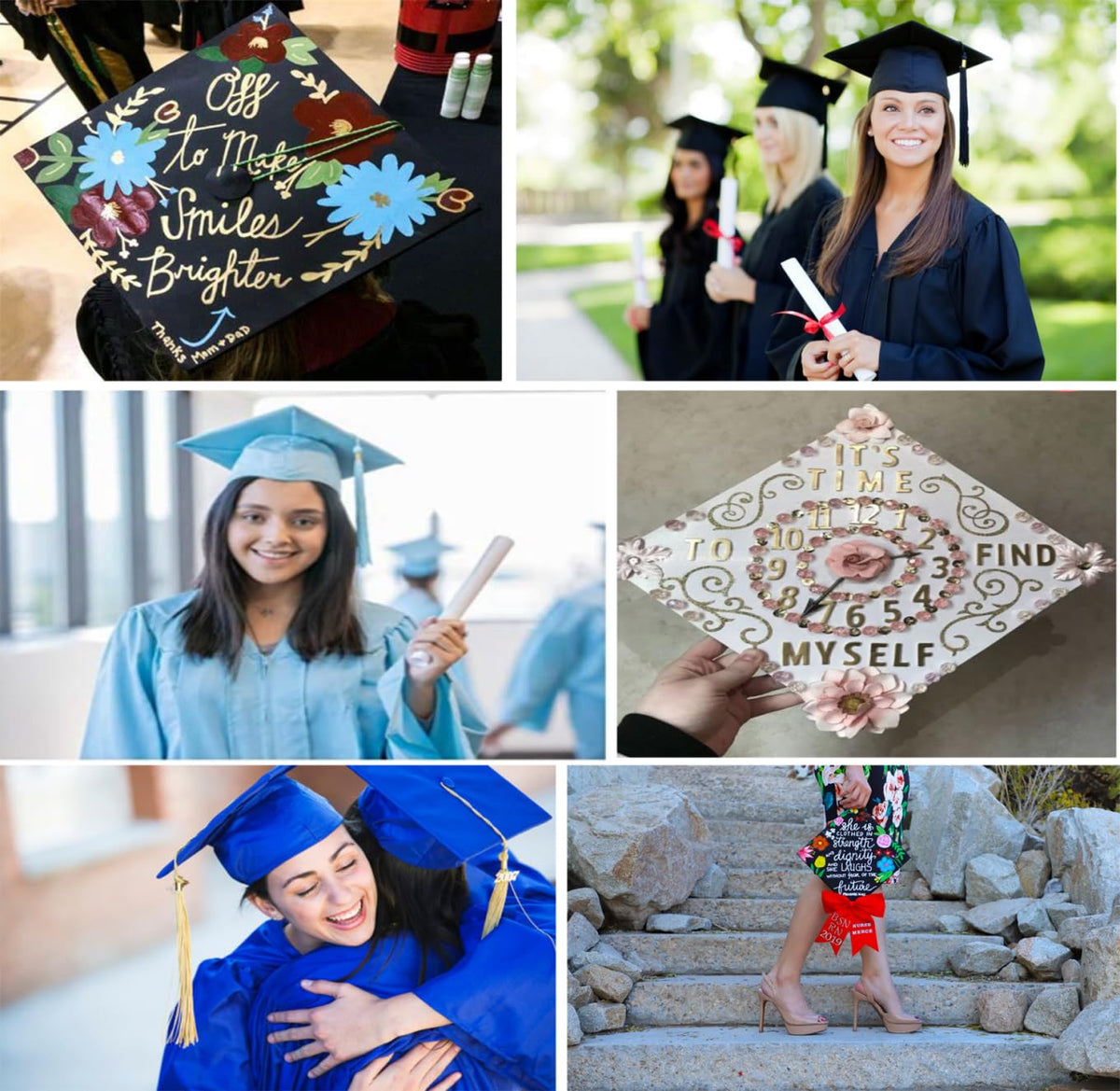 Matte Graduation Cap with 2026 Tassel J216499