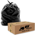 42 Gallon 1.5mil Black Trash Can Liners 100 Count S400