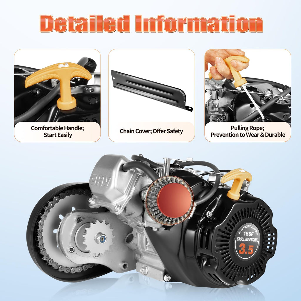 4-Stroke Bike Motor Kit with Chain Drive M50293