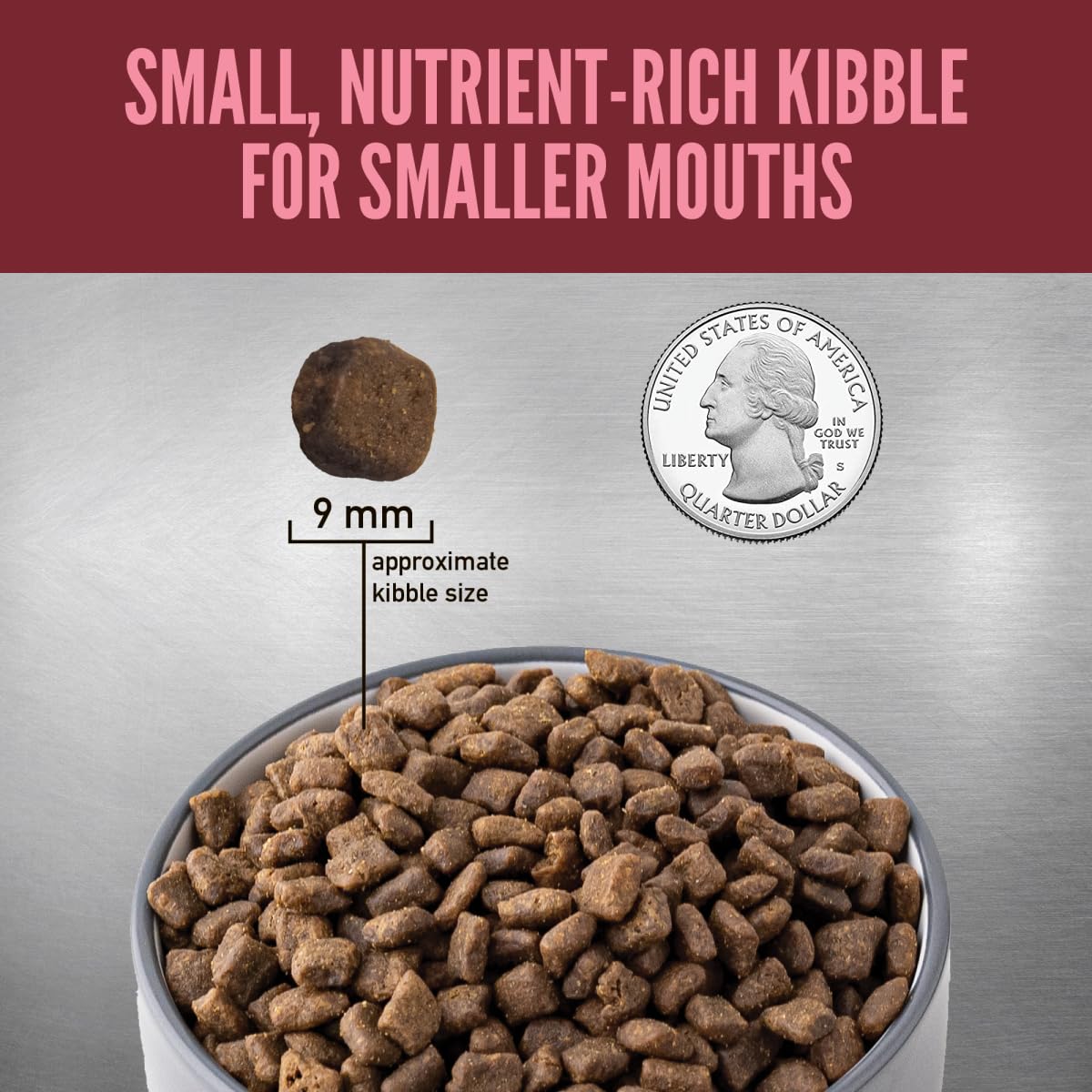 Grain Free Dry Dog Food 4lb Bag U7308