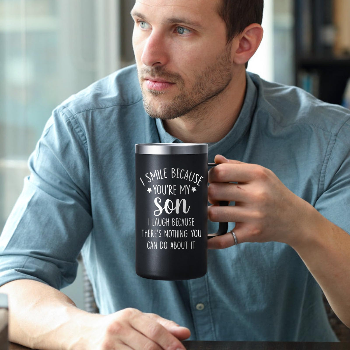 20oz Stainless Steel Insulated Coffee Mug F43887