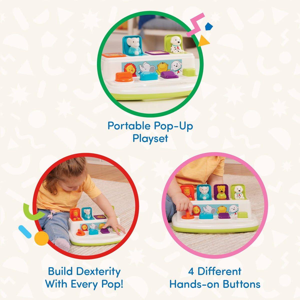 Pop-Up Animal Toy Y691097