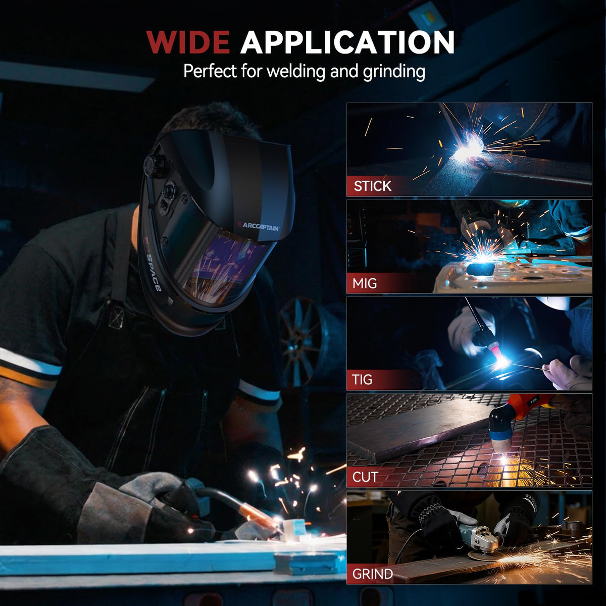 Auto Darkening Welding Helmet B14553