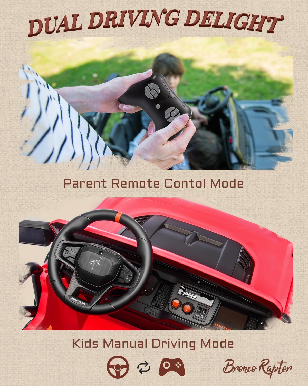 24V 2 Seater Kids Electric Ride on Truck with Remote Control Y853