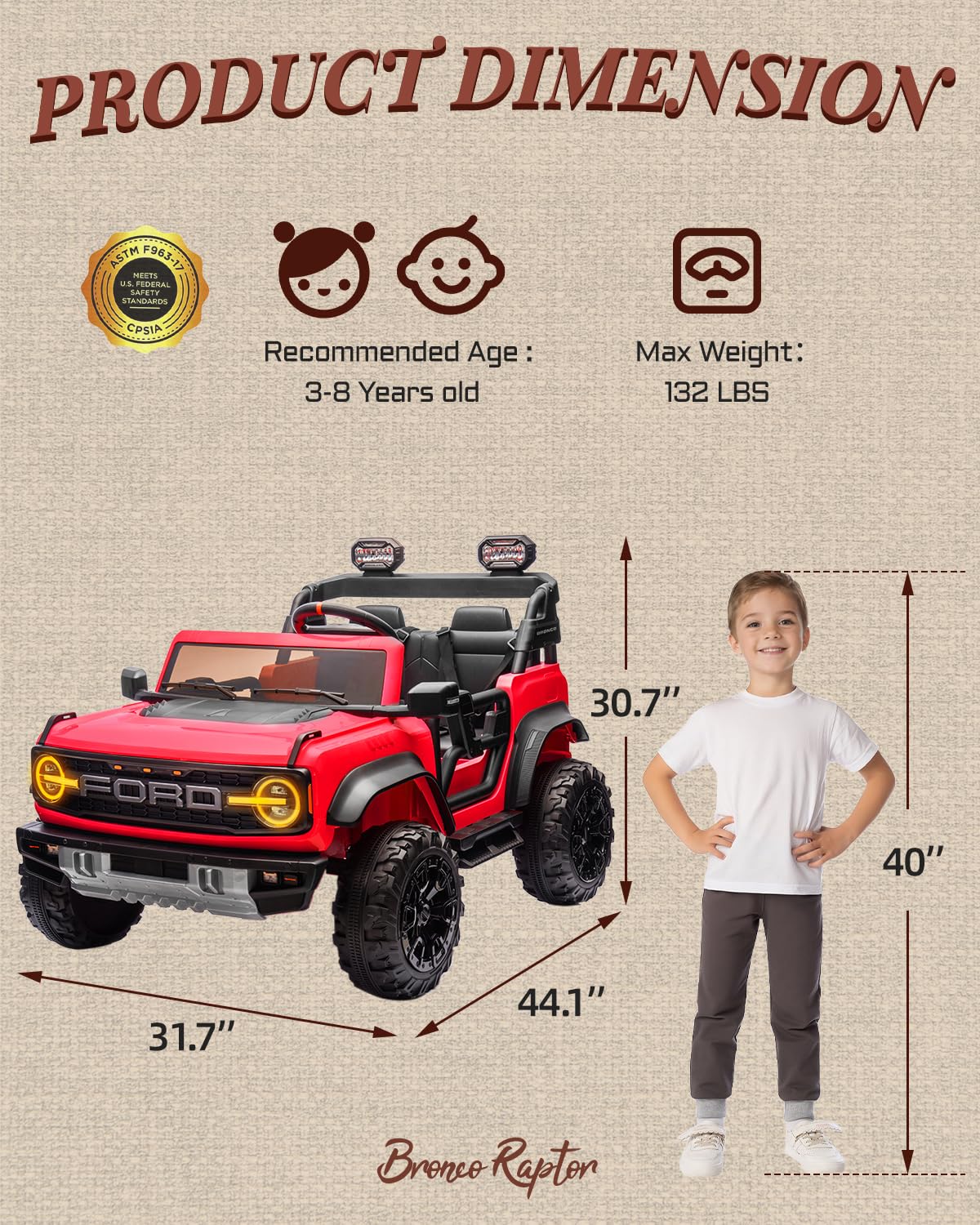 24V 2 Seater Kids Electric Ride on Truck with Remote Control Y853