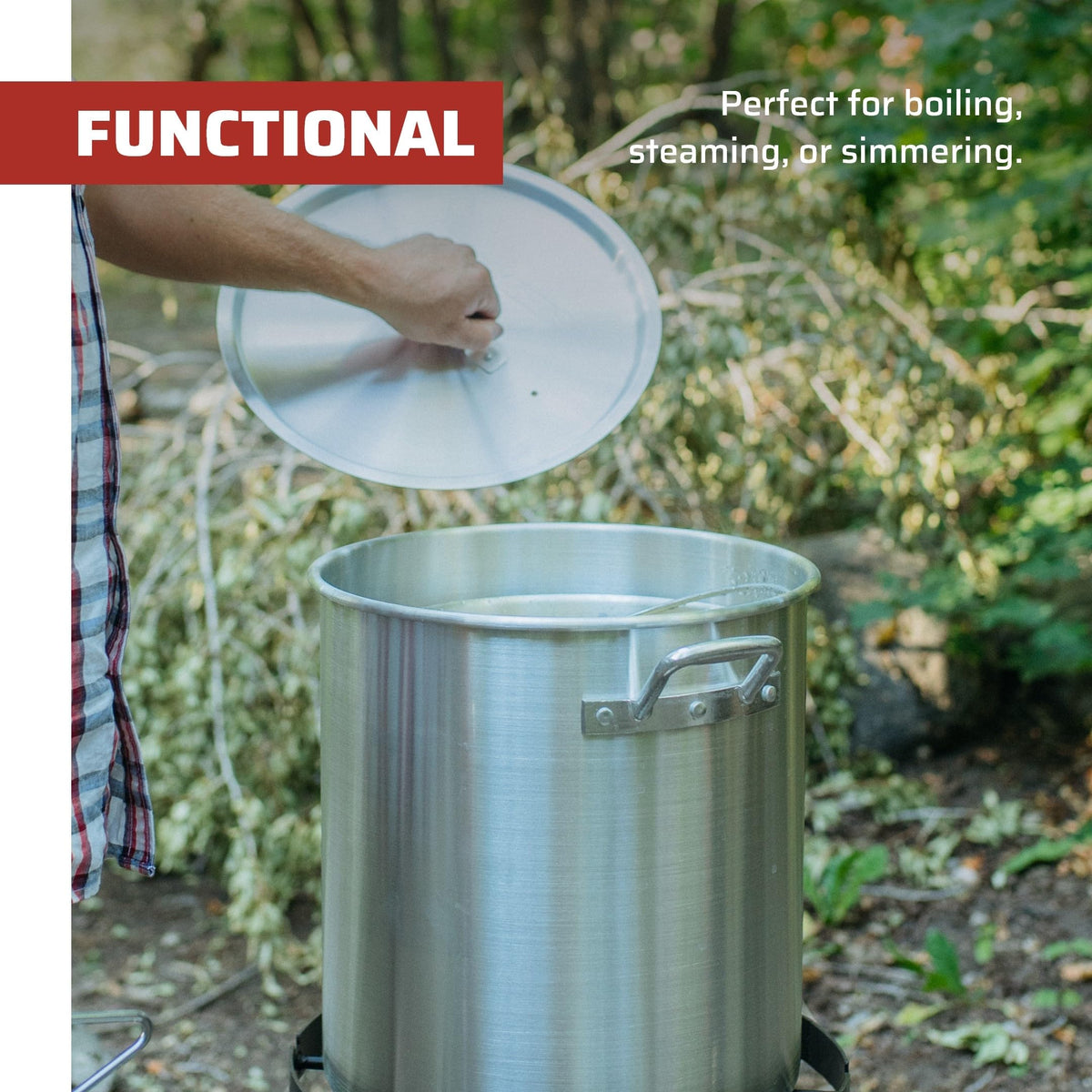 32-Quart Aluminum Pot X930