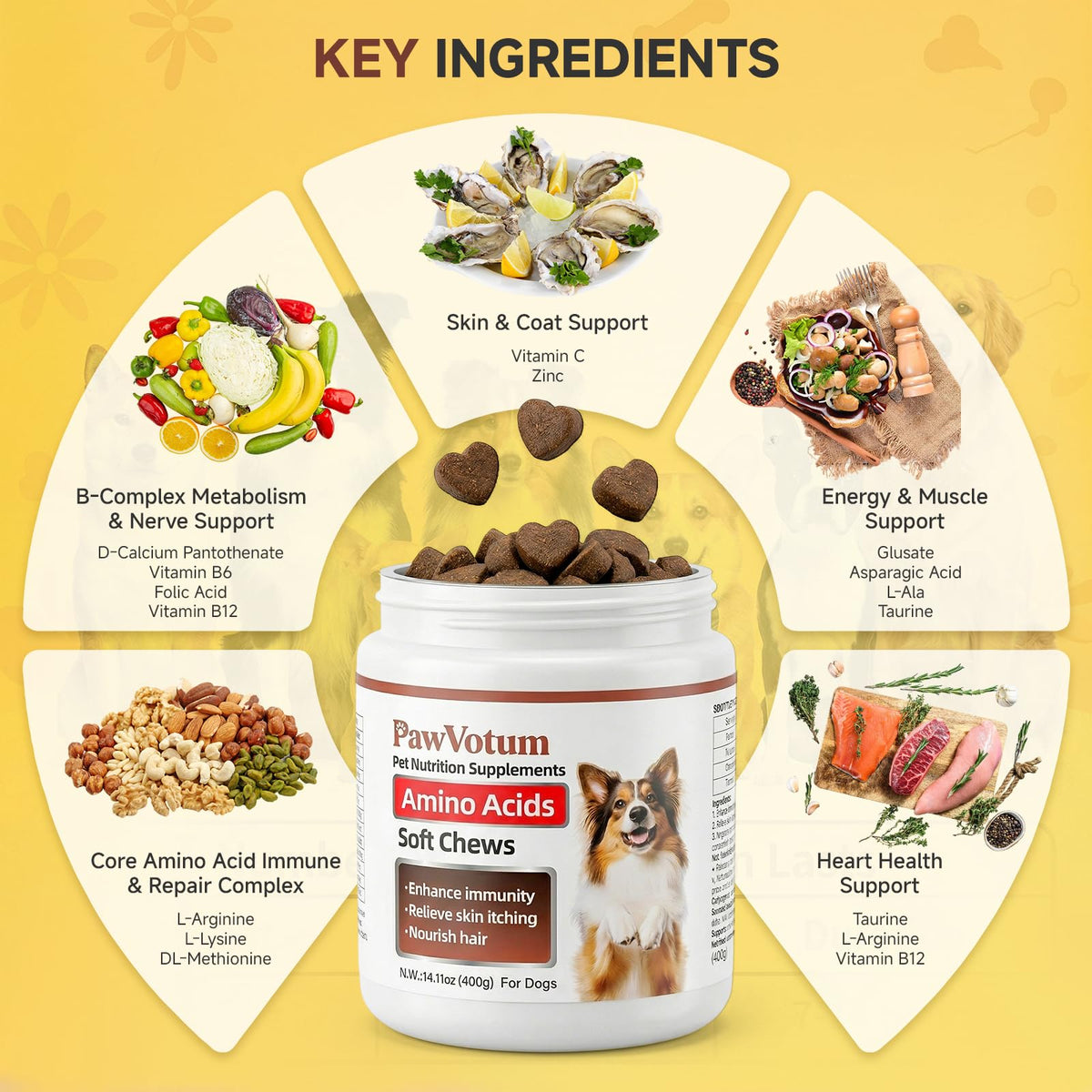 200 Chews Amino Acids for Dogs Y7365