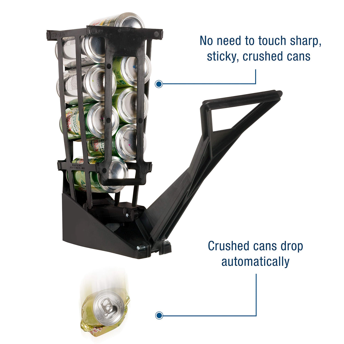 Wall Mounted 12oz Can Crusher T7451