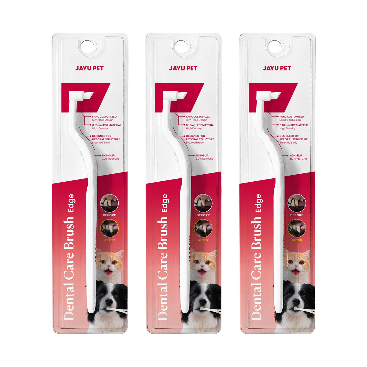 Micro Round Head Dog and Cat Toothbrush P9276