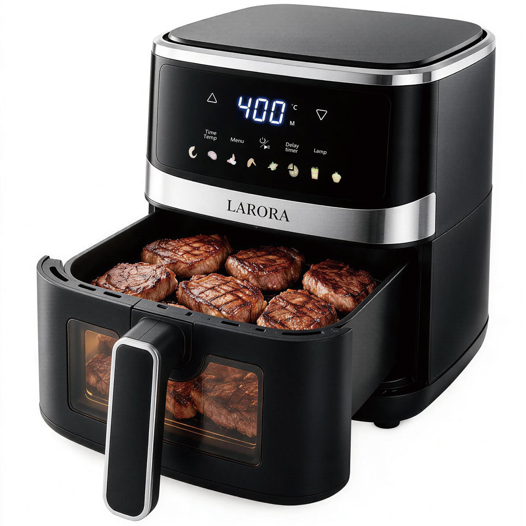 6 QT Family Size Air Fryer with Visible Cooking Window T652