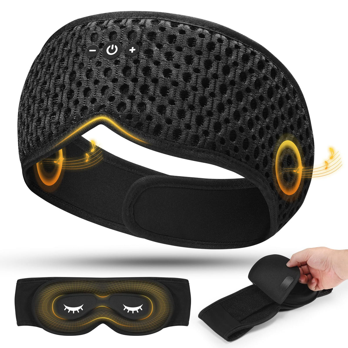 Sleep Mask with Bluetooth Headphones J73754