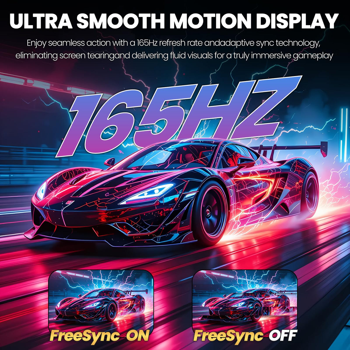 34 Inch 165Hz UWQHD IPS Ultrawide Gaming Monitor C7480