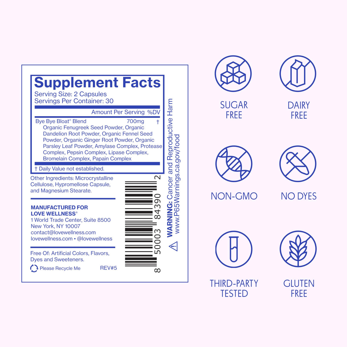 Digestive Enzymes Capsules N501100