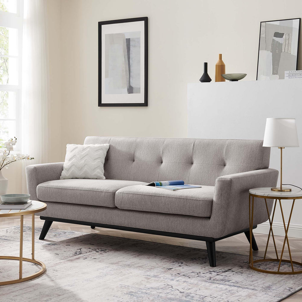 78 Inch Light Upholstered Loveseat C5159