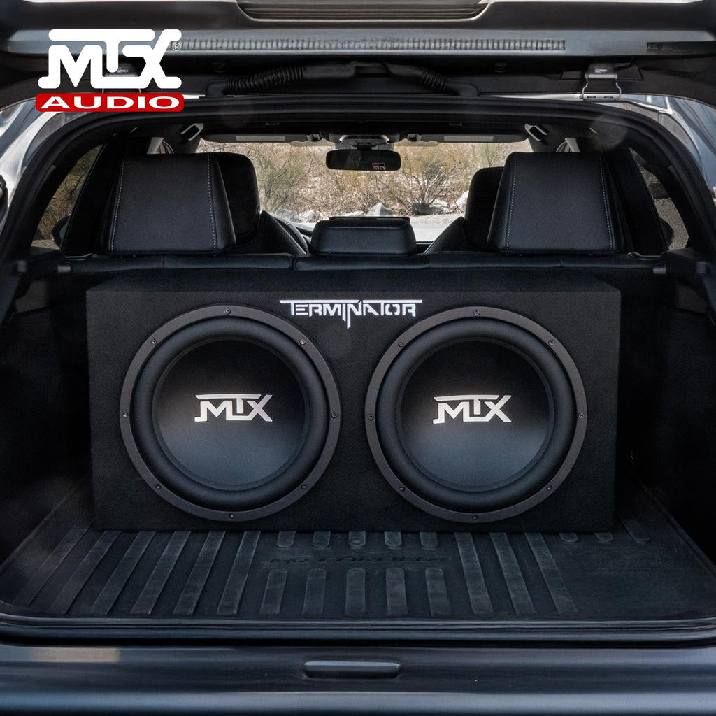 12" Subwoofer Box, Mono Amp & 4 Gauge Wiring Kit I2051