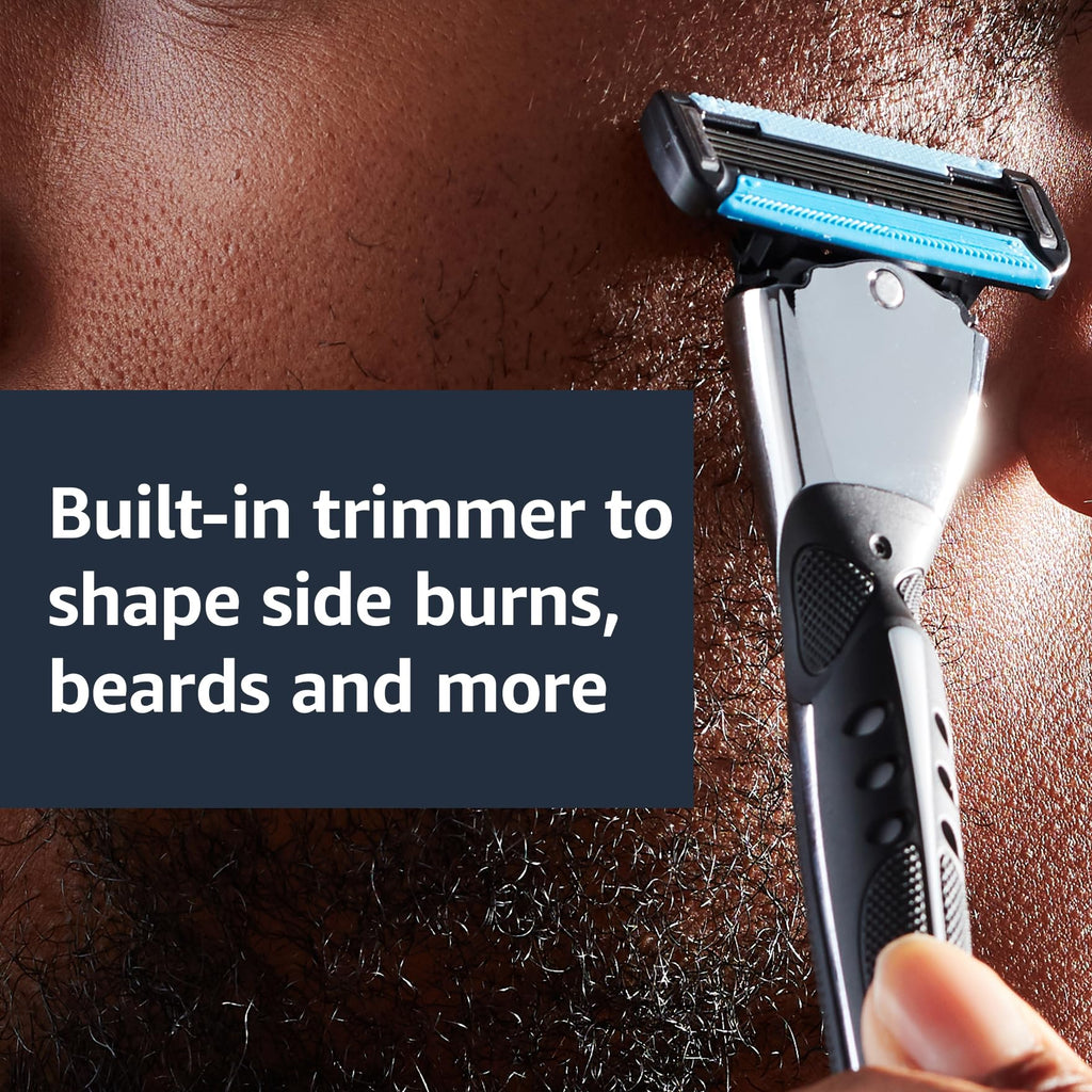 5-Blade Razor with Beard Trimmer and 2 Cartridges W1289