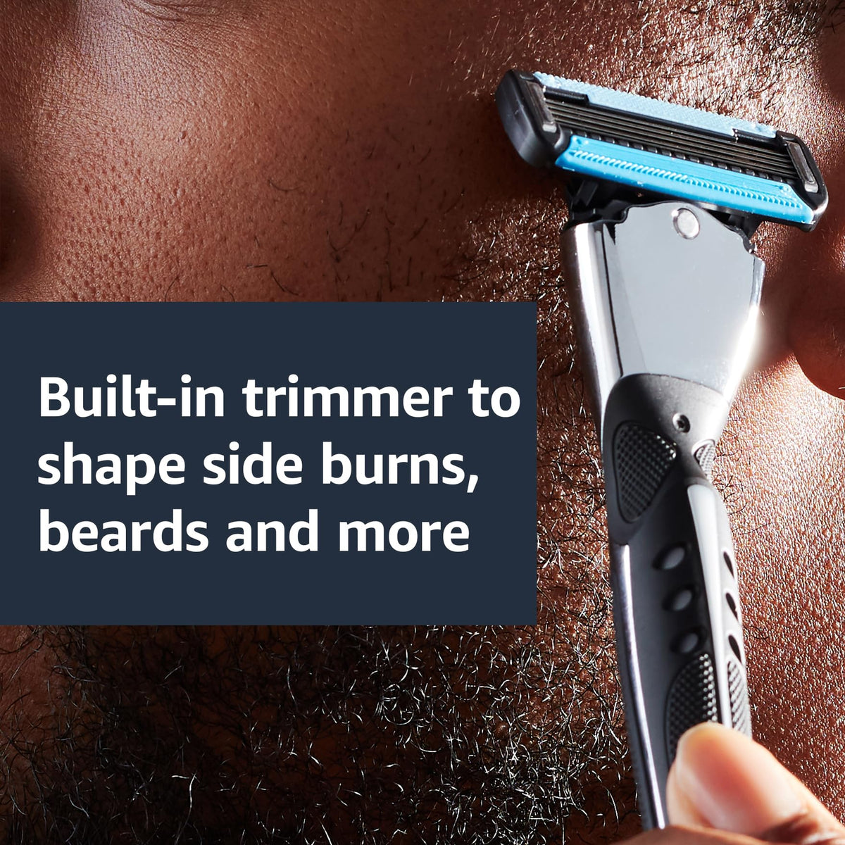 5-Blade Razor with Beard Trimmer and 2 Cartridges W1289