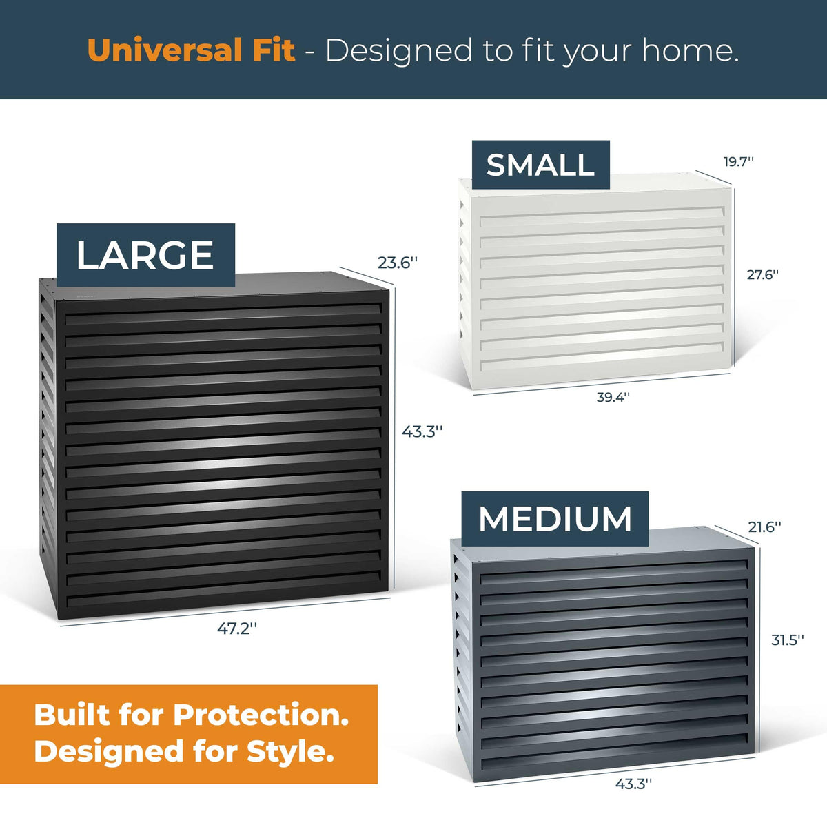 Aluminium Mini Split AC Cover Z257355